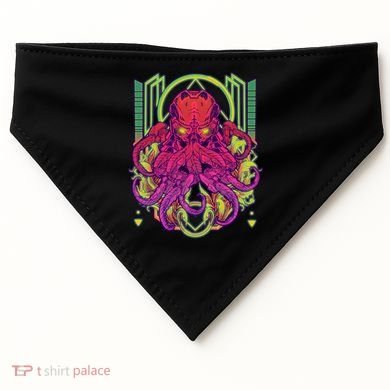 Cool Cybernetic Robot Octopus Squid USA-Made Doggie Bandana