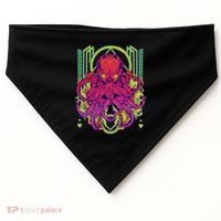 Cool Cybernetic Robot Octopus Squid USA-Made Doggie Bandana thumb 0