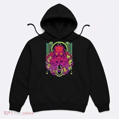 Cool Cybernetic Robot Octopus Squid Hoodie