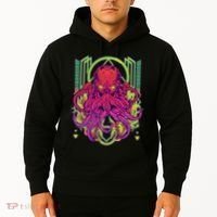 Cool Cybernetic Robot Octopus Squid Hoodie thumb 2