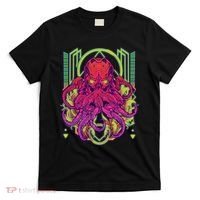 Cool Cybernetic Robot Octopus Squid T-Shirt thumb 0