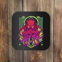 Cool Cybernetic Robot Octopus Squid Coaster thumb 0