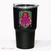Cool Cybernetic Robot Octopus Squid Tumbler thumb 0