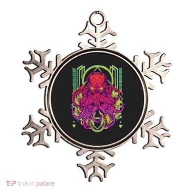 Cool Cybernetic Robot Octopus Squid Ornament