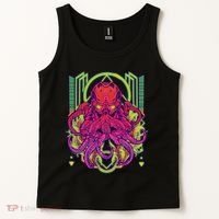 Cool Cybernetic Robot Octopus Squid Tank Top thumb 2
