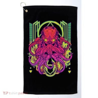 Cool Cybernetic Robot Octopus Squid Golf Towel