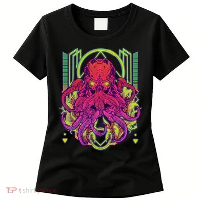 Cool Cybernetic Robot Octopus Squid Women's T-Shirt