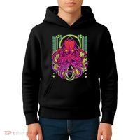 Cool Cybernetic Robot Octopus Squid Kids Hoodie thumb 4