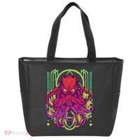 Cool Cybernetic Robot Octopus Squid Tote Bag thumb 0