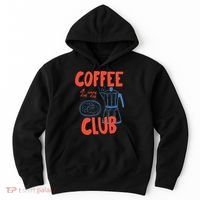 Coffee Club Retro Coffee Graphic For Coffee Lover  Hoodie thumb 0