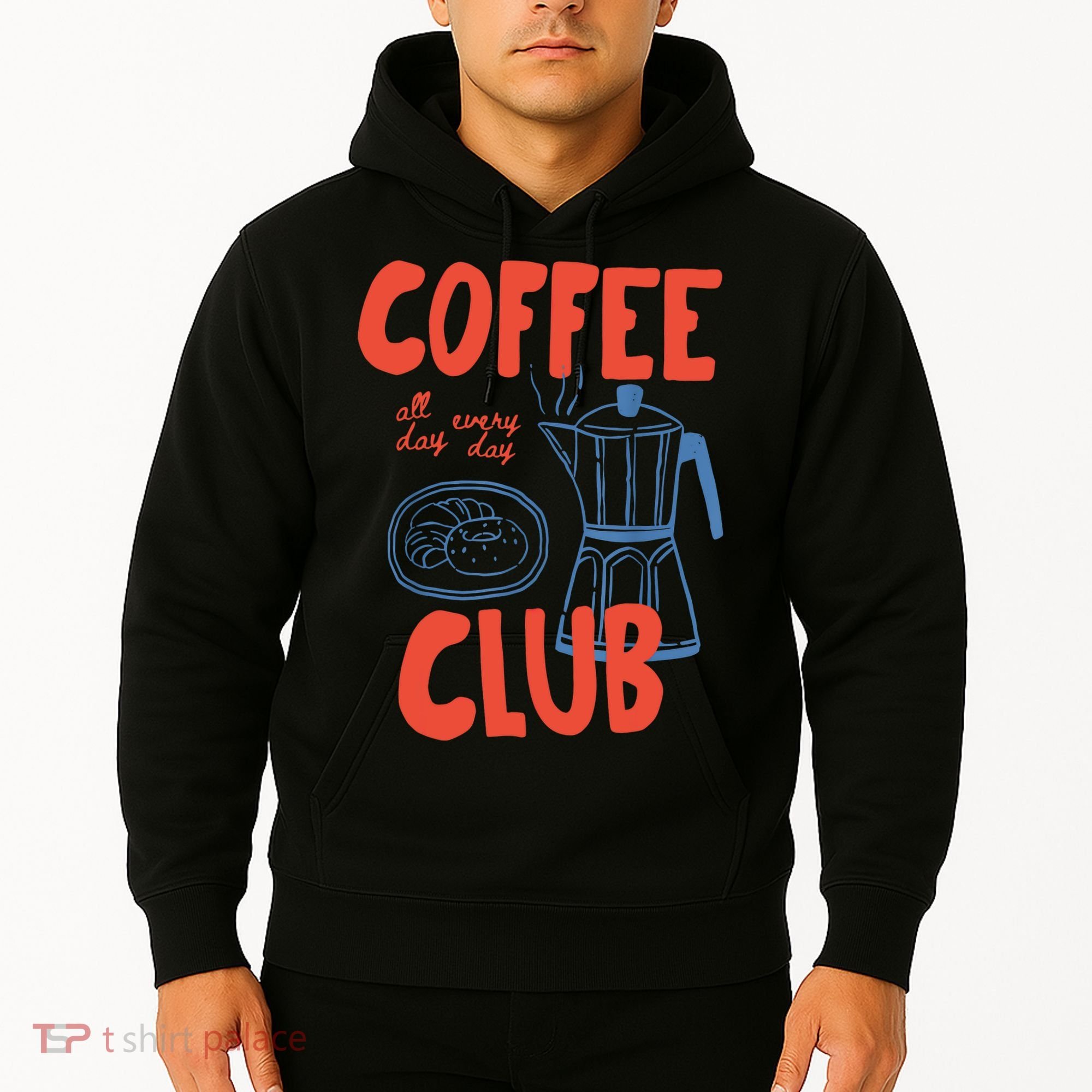 Coffee Club Retro Coffee Graphic For Coffee Lover  Hoodie