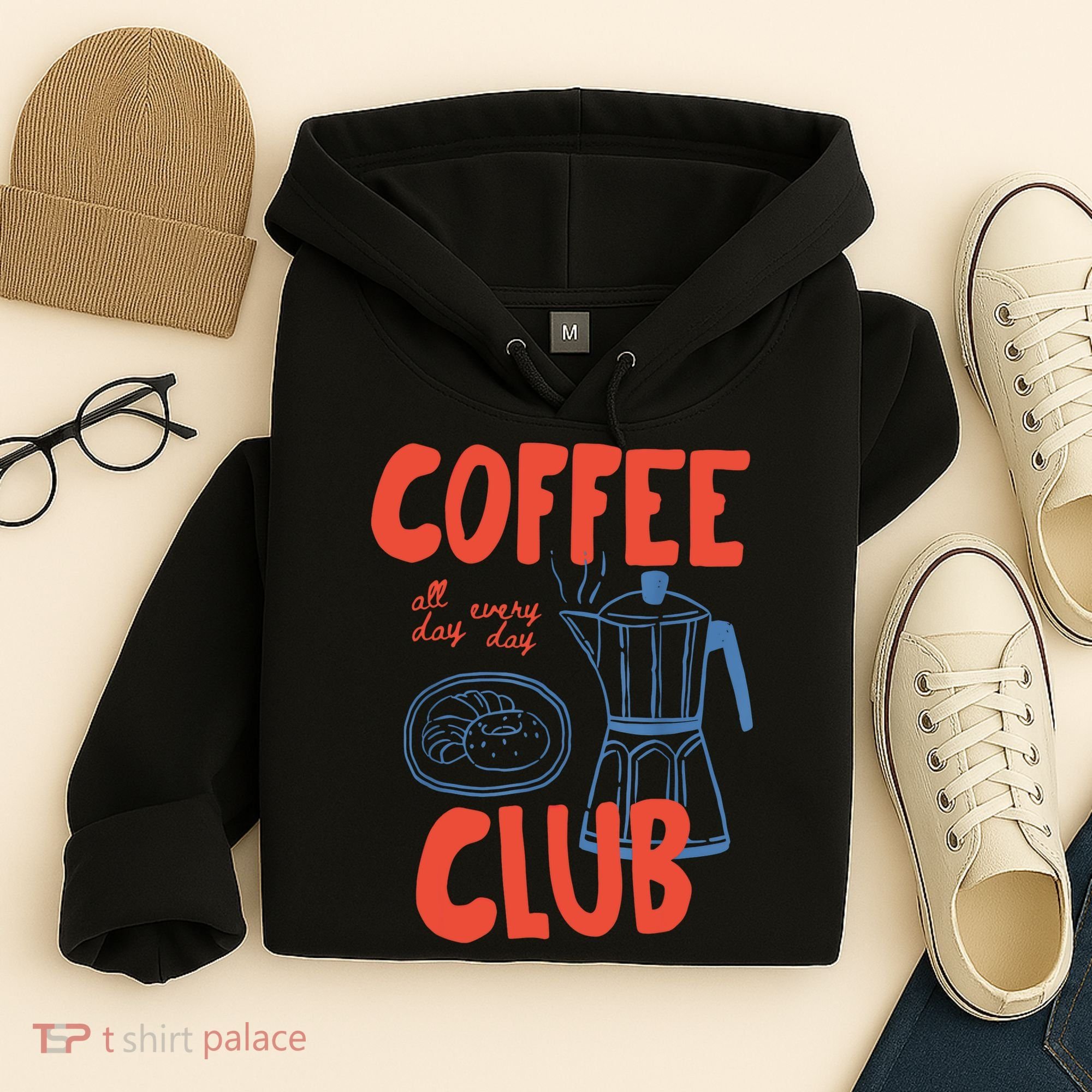 Coffee Club Retro Coffee Graphic For Coffee Lover  Hoodie