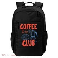 Coffee Club Retro Coffee Graphic For Coffee Lover  Backpack thumb 0