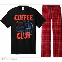 Coffee Club Retro Coffee Graphic For Coffee Lover  Pajama Set thumb 0