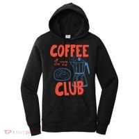 Coffee Club Retro Coffee Graphic For Coffee Lover  Women's Hoodie thumb 0