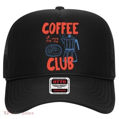 Coffee Club Retro Coffee Graphic For Coffee Lover  Hat