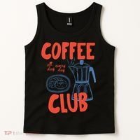 Coffee Club Retro Coffee Graphic For Coffee Lover  Tank Top thumb 2