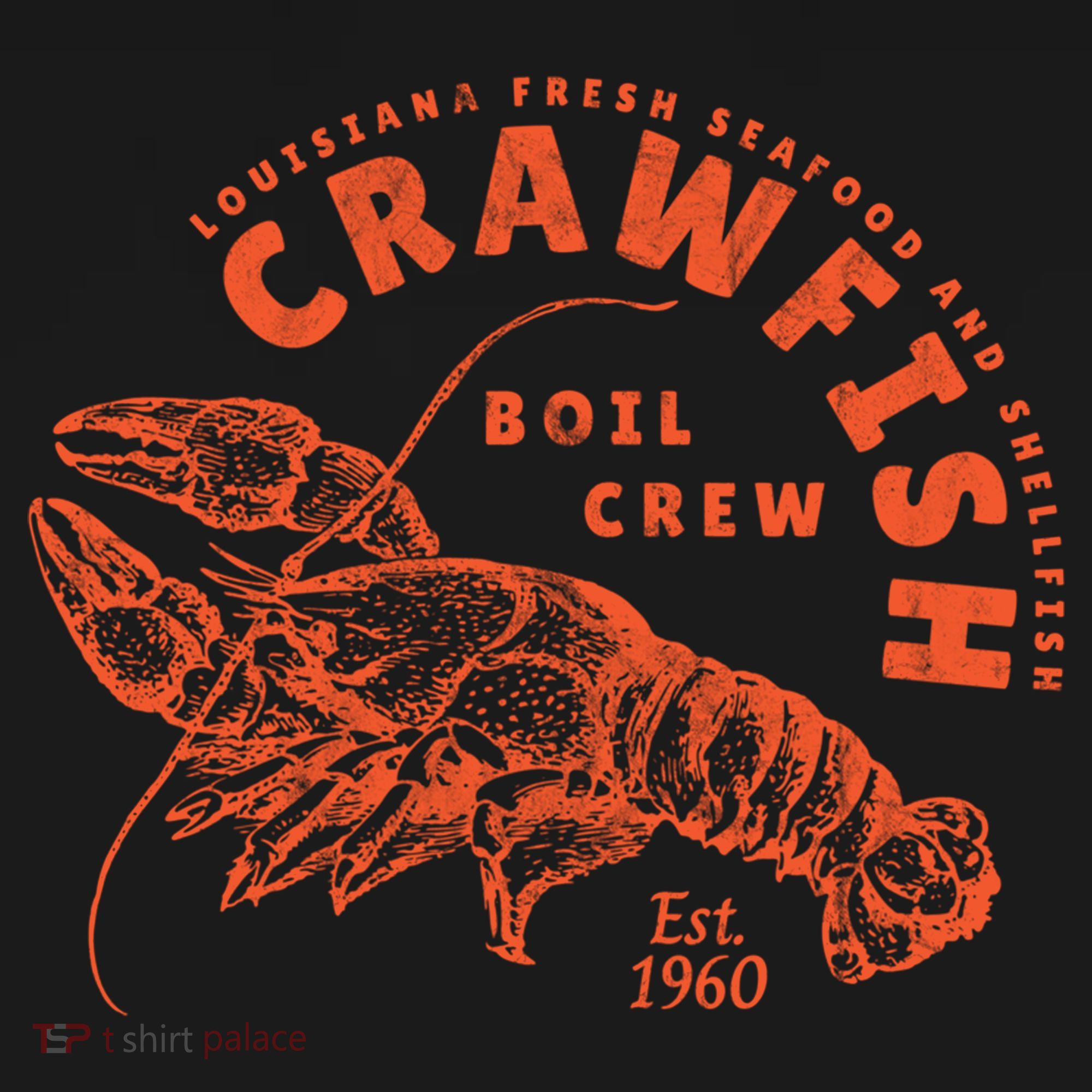 Crawfish Crew Retro Louisiana Cajun Seafood Gift Doggie Tank