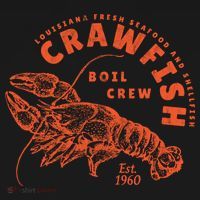 Crawfish Crew Retro Louisiana Cajun Seafood Gift Backpack thumb 2