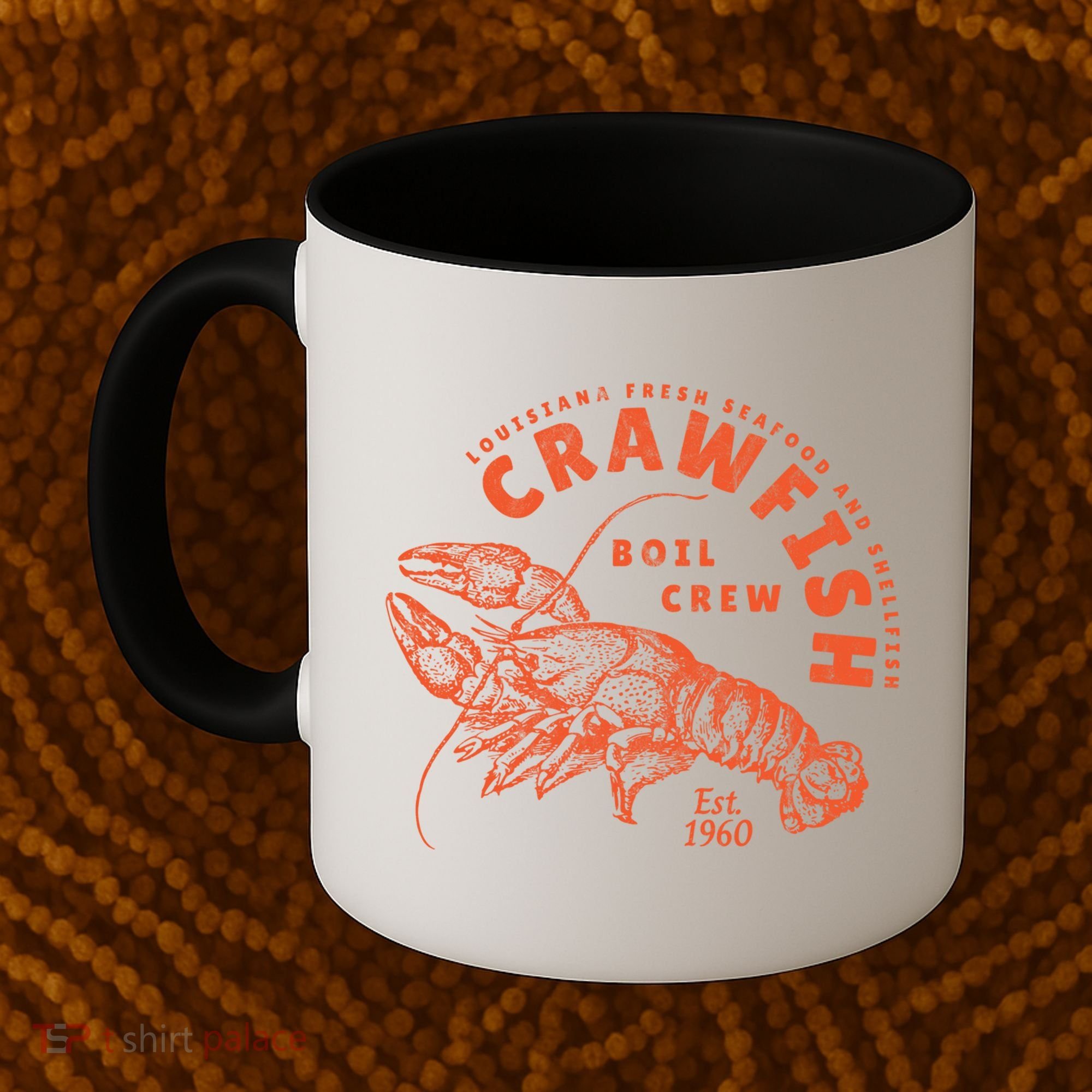 Crawfish Crew Retro Louisiana Cajun Seafood Gift Coffee Mug