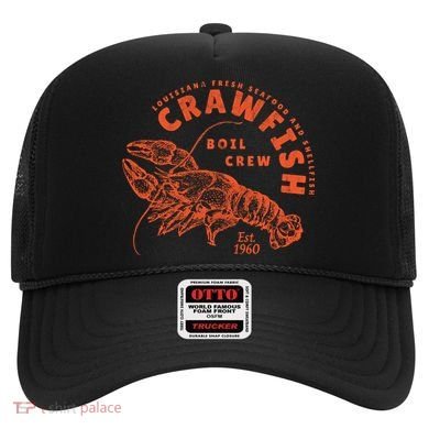 Crawfish Crew Retro Louisiana Cajun Seafood Gift Hat