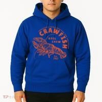 Crawfish Crew Retro Louisiana Cajun Seafood Gift Hoodie thumb 2