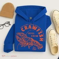 Crawfish Crew Retro Louisiana Cajun Seafood Gift Hoodie thumb 4