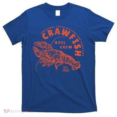 Crawfish Crew Retro Louisiana Cajun Seafood Gift T-Shirt