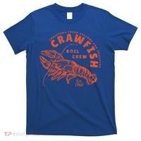 Crawfish Crew Retro Louisiana Cajun Seafood Gift T-Shirt thumb 0