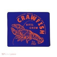 Crawfish Crew Retro Louisiana Cajun Seafood Gift Mousepad thumb 0
