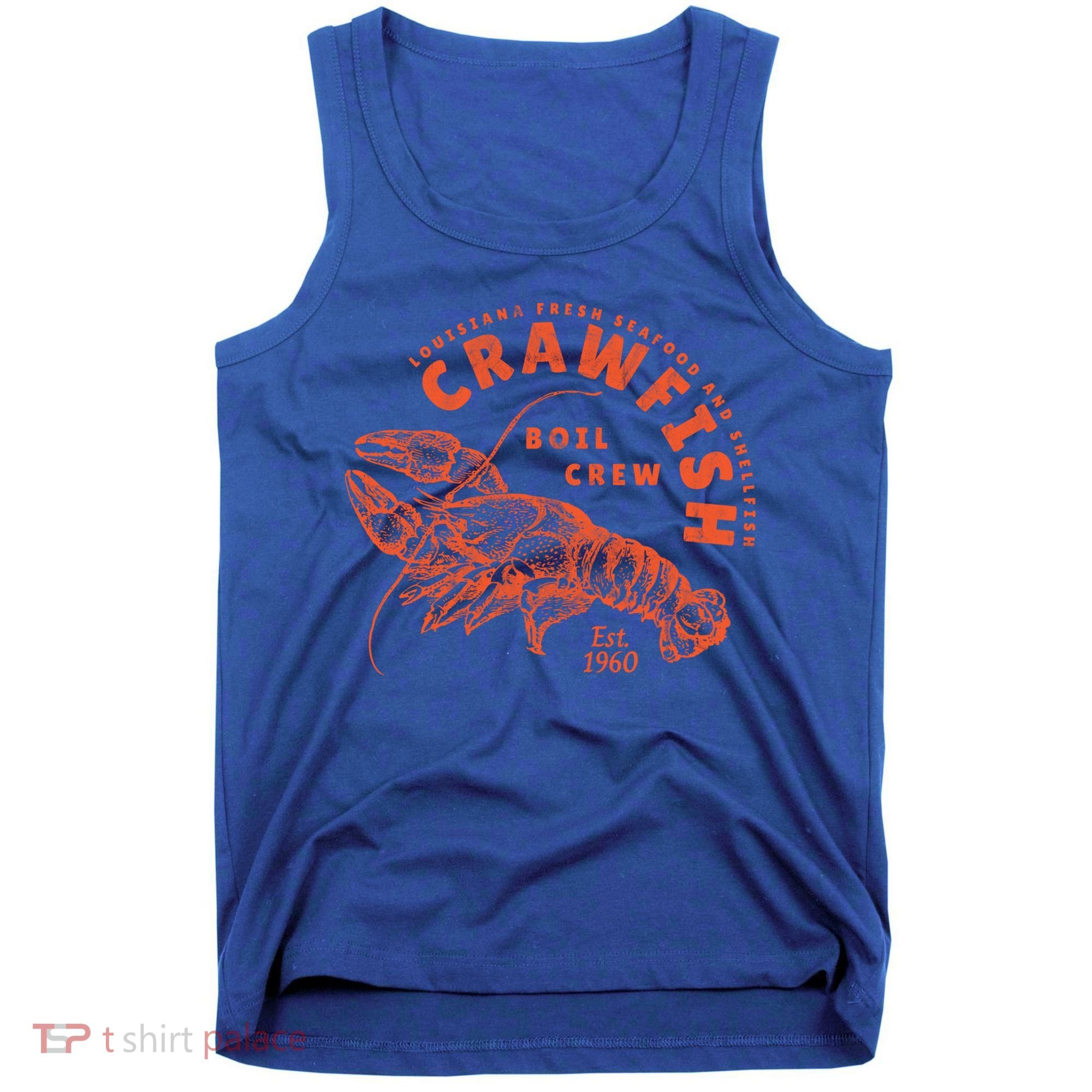 Crawfish Crew Retro Louisiana Cajun Seafood Gift Tank Top
