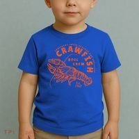 Crawfish Crew Retro Louisiana Cajun Seafood Gift Toddler T-Shirt thumb 2