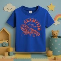 Crawfish Crew Retro Louisiana Cajun Seafood Gift Toddler T-Shirt thumb 3