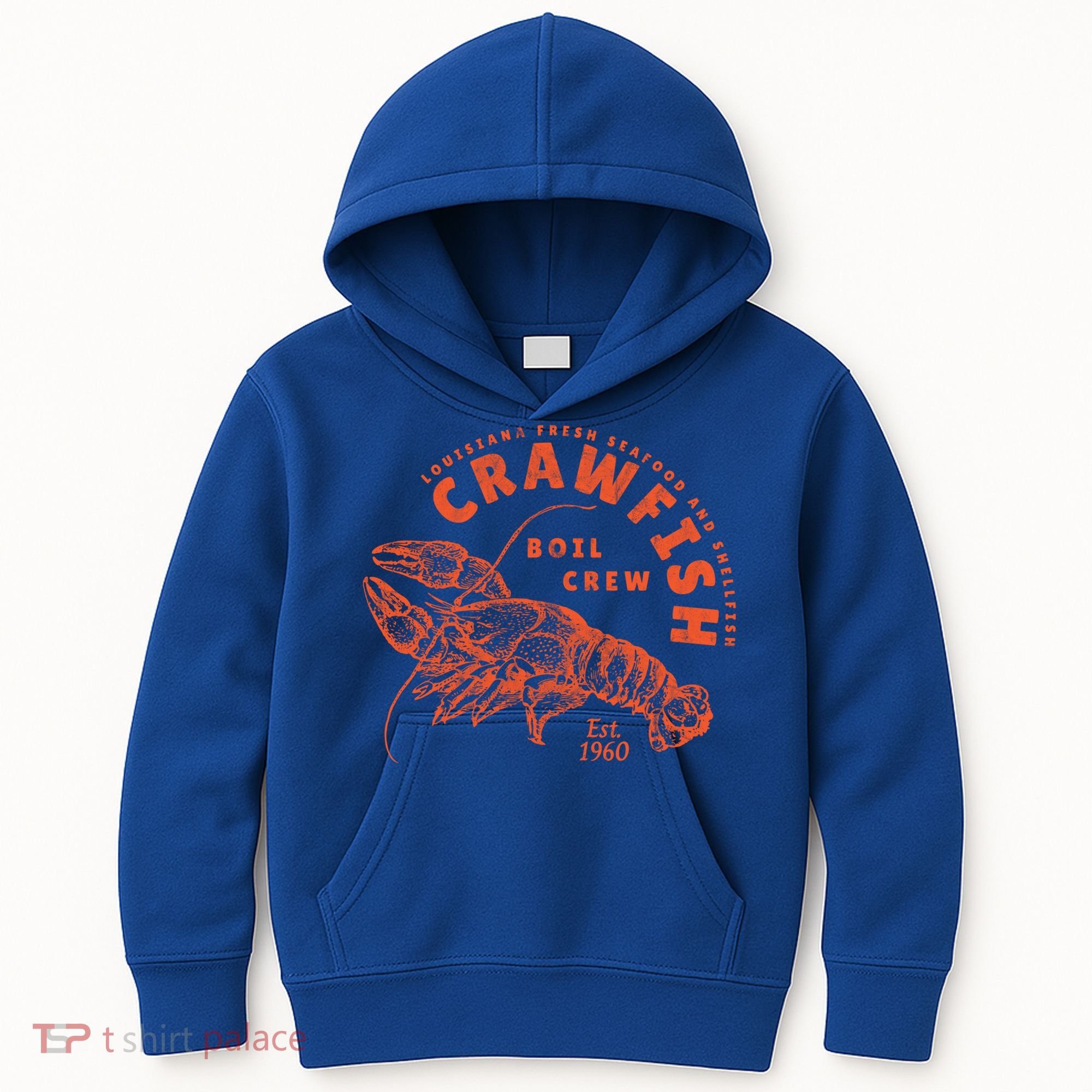 Crawfish Crew Retro Louisiana Cajun Seafood Gift Kids Hoodie