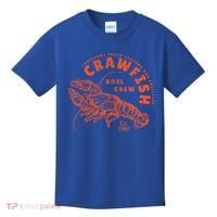 Crawfish Crew Retro Louisiana Cajun Seafood Gift Kids T-Shirt thumb 0