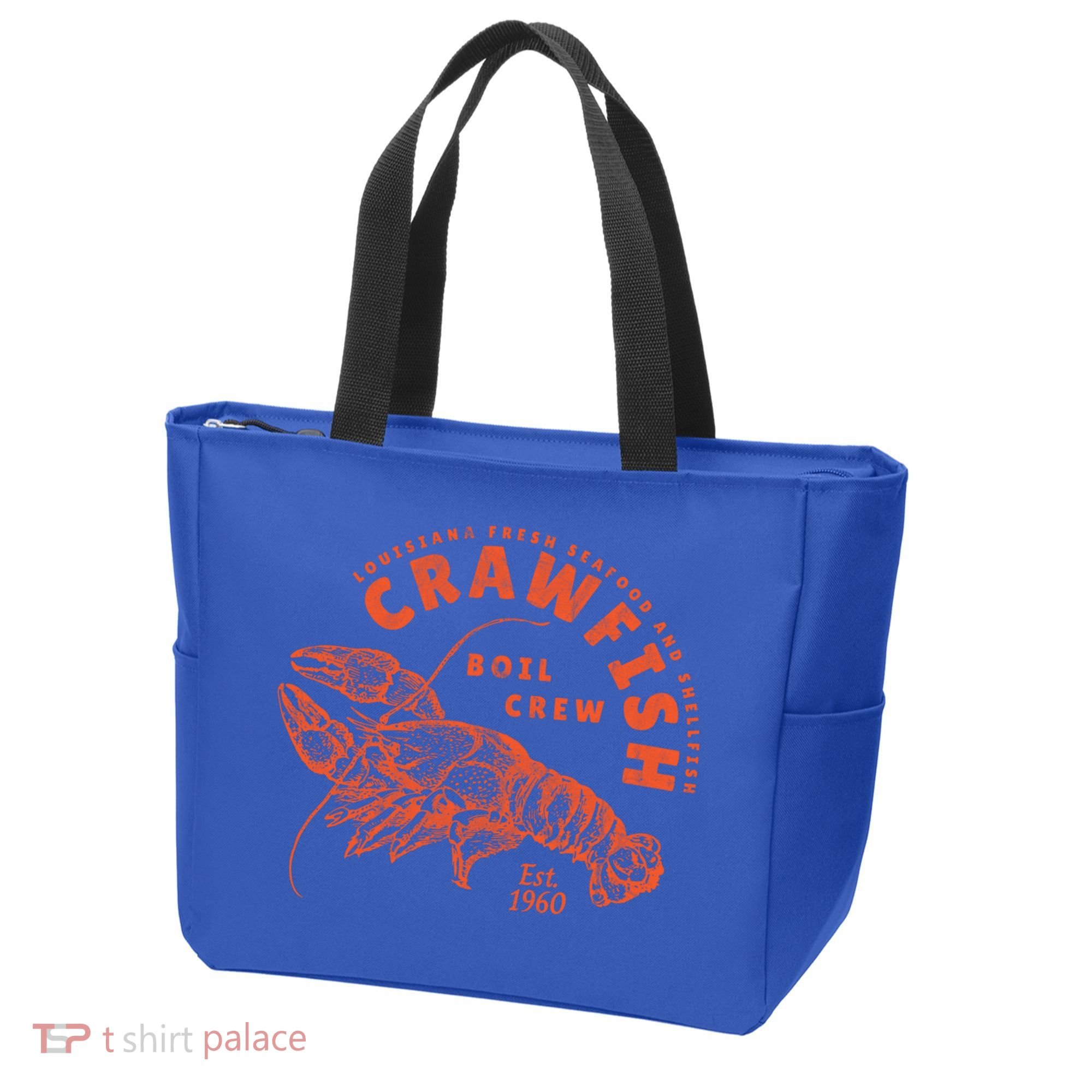 Crawfish Crew Retro Louisiana Cajun Seafood Gift Tote Bag