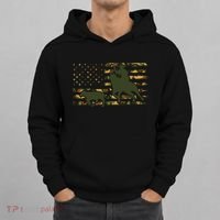 Camo Cowboy Roping Cowboy American Flag Roping Hoodie thumb 0