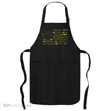 Camo Cowboy Roping Cowboy American Flag Roping Apron