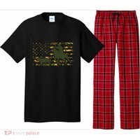 Camo Cowboy Roping Cowboy American Flag Roping Pajama Set thumb 0