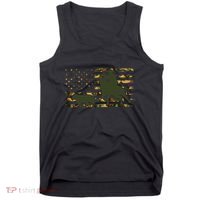 Camo Cowboy Roping Cowboy American Flag Roping Tank Top thumb 0