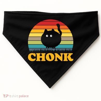 Chonk Cat Retro Vintage USA-Made Doggie Bandana