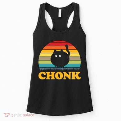 Chonk Cat Retro Vintage Women's Tank Top