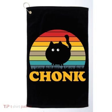 Chonk Cat Retro Vintage Golf Towel