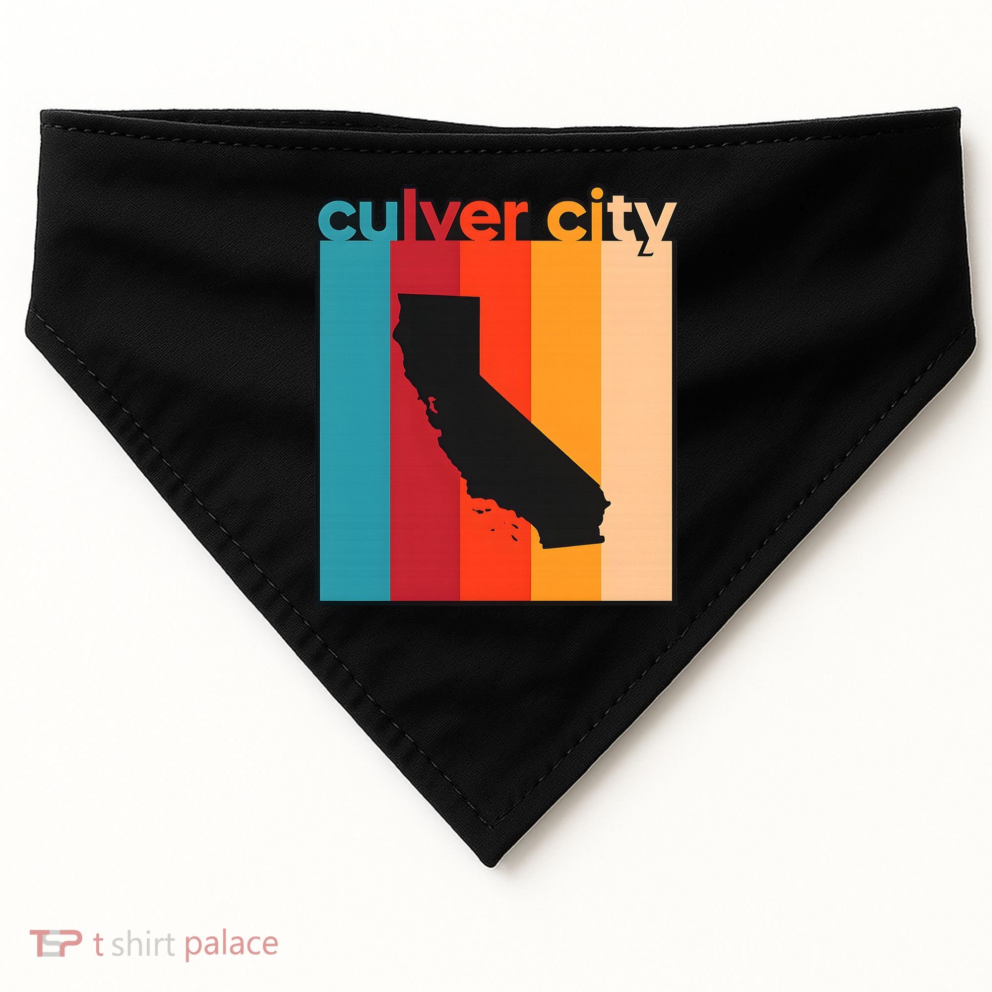 Culver City Retro California USA-Made Doggie Bandana