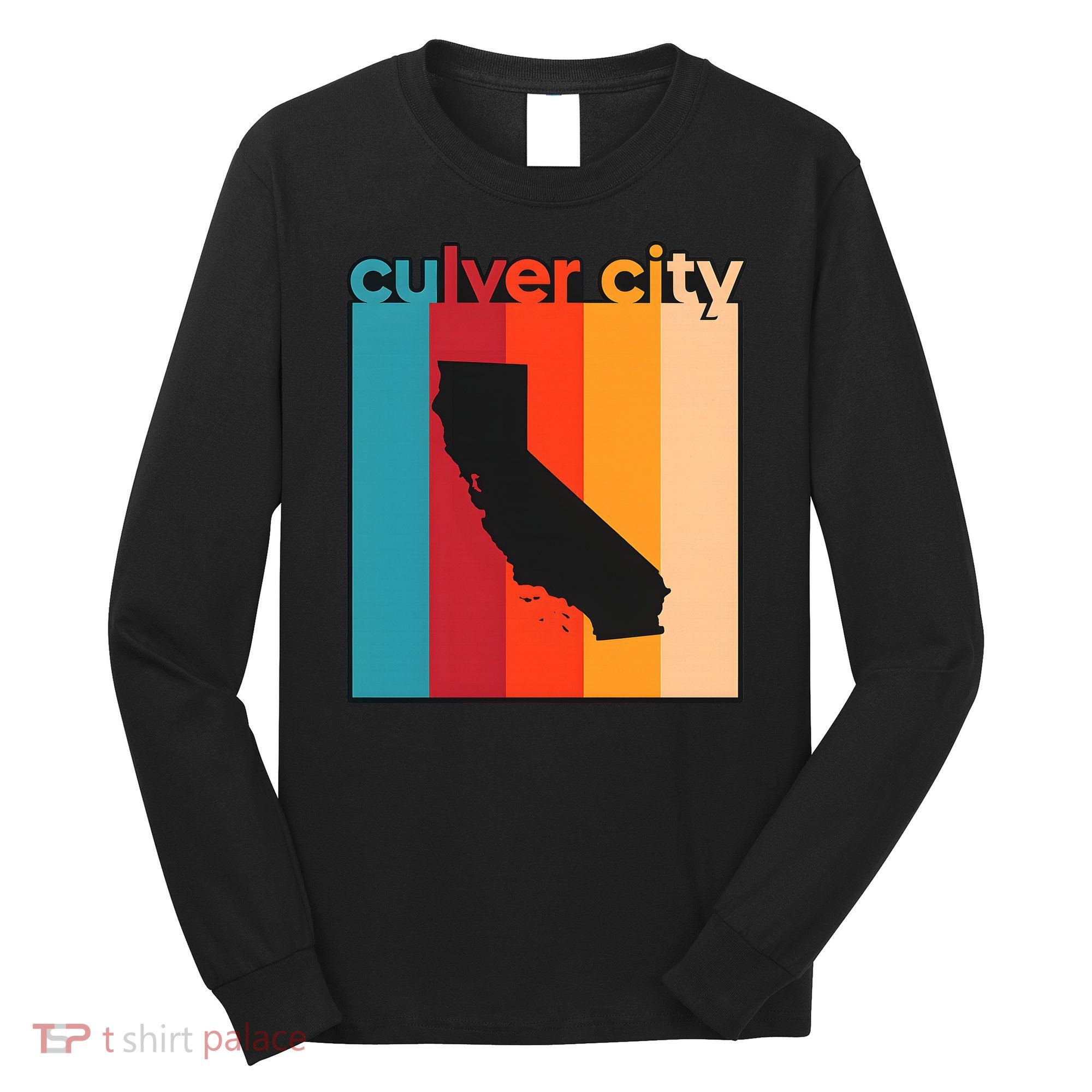 Culver City Retro California Long Sleeve Shirt