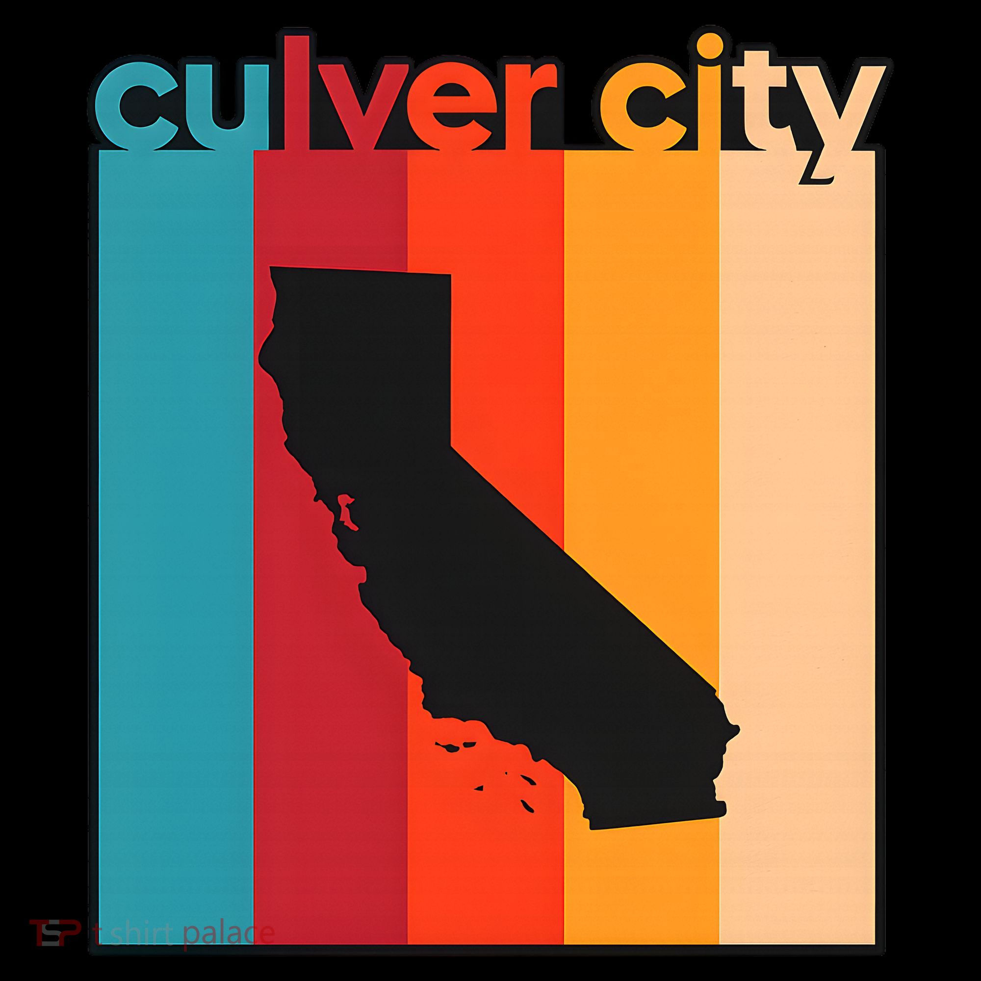 Culver City Retro California Women's Hoodie