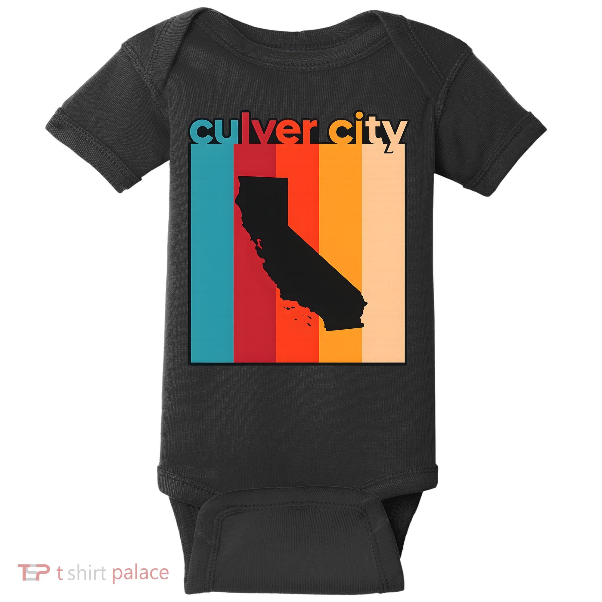 Culver City Retro California Baby Bodysuit