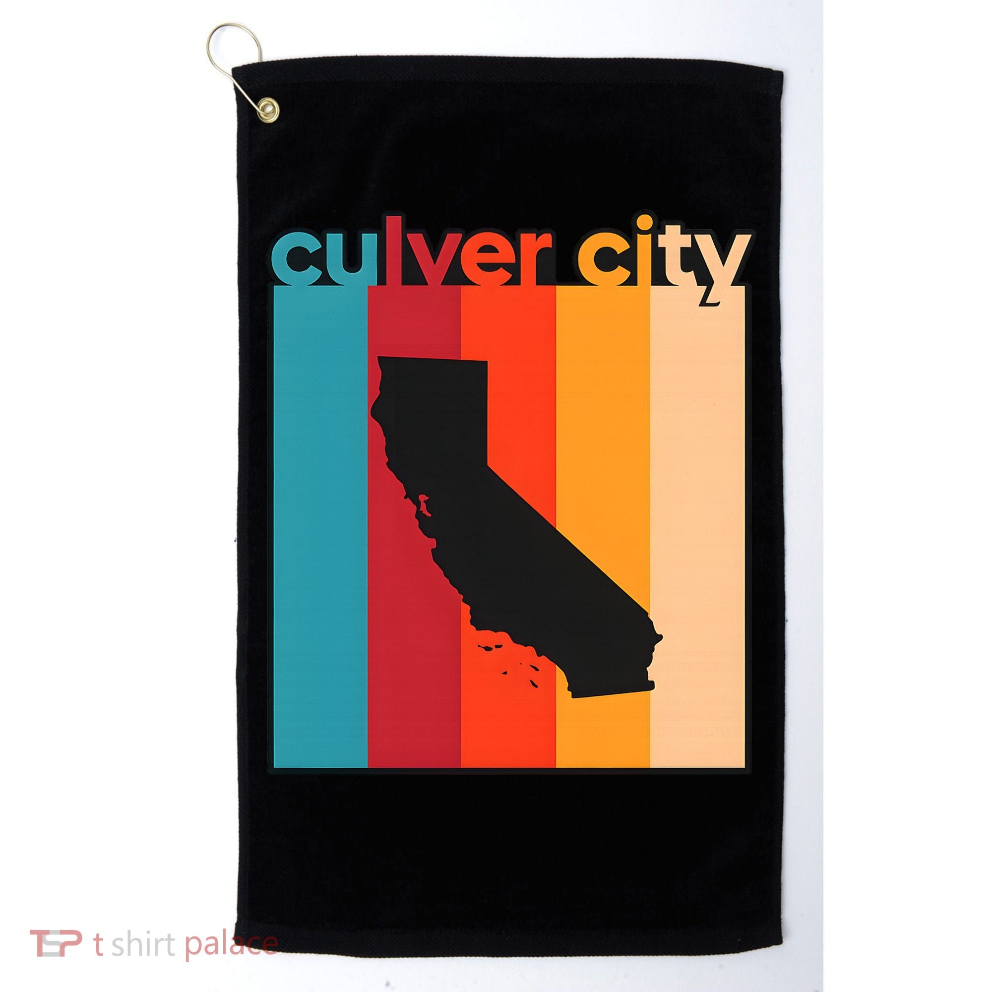 Culver City Retro California Golf Towel