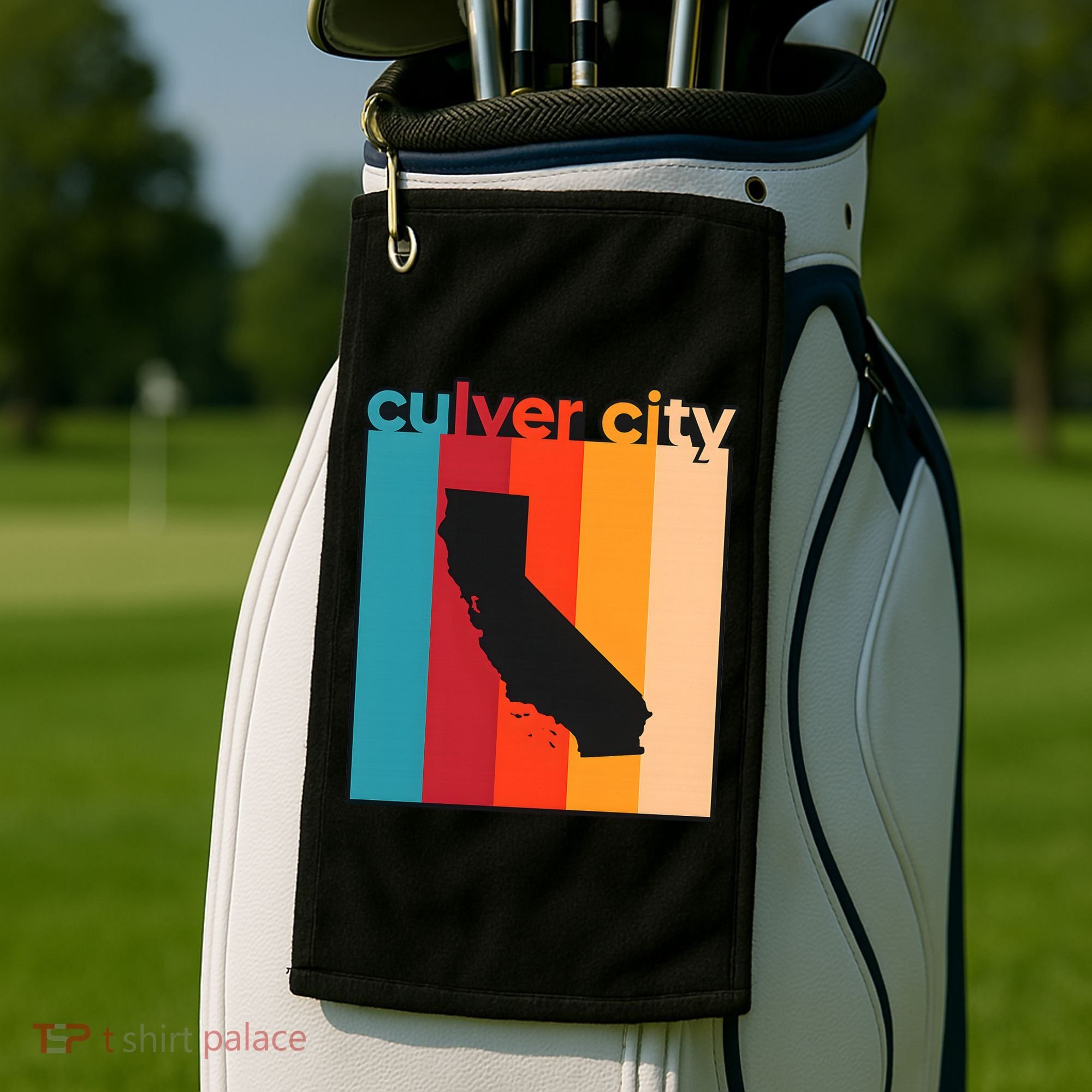 Culver City Retro California Golf Towel