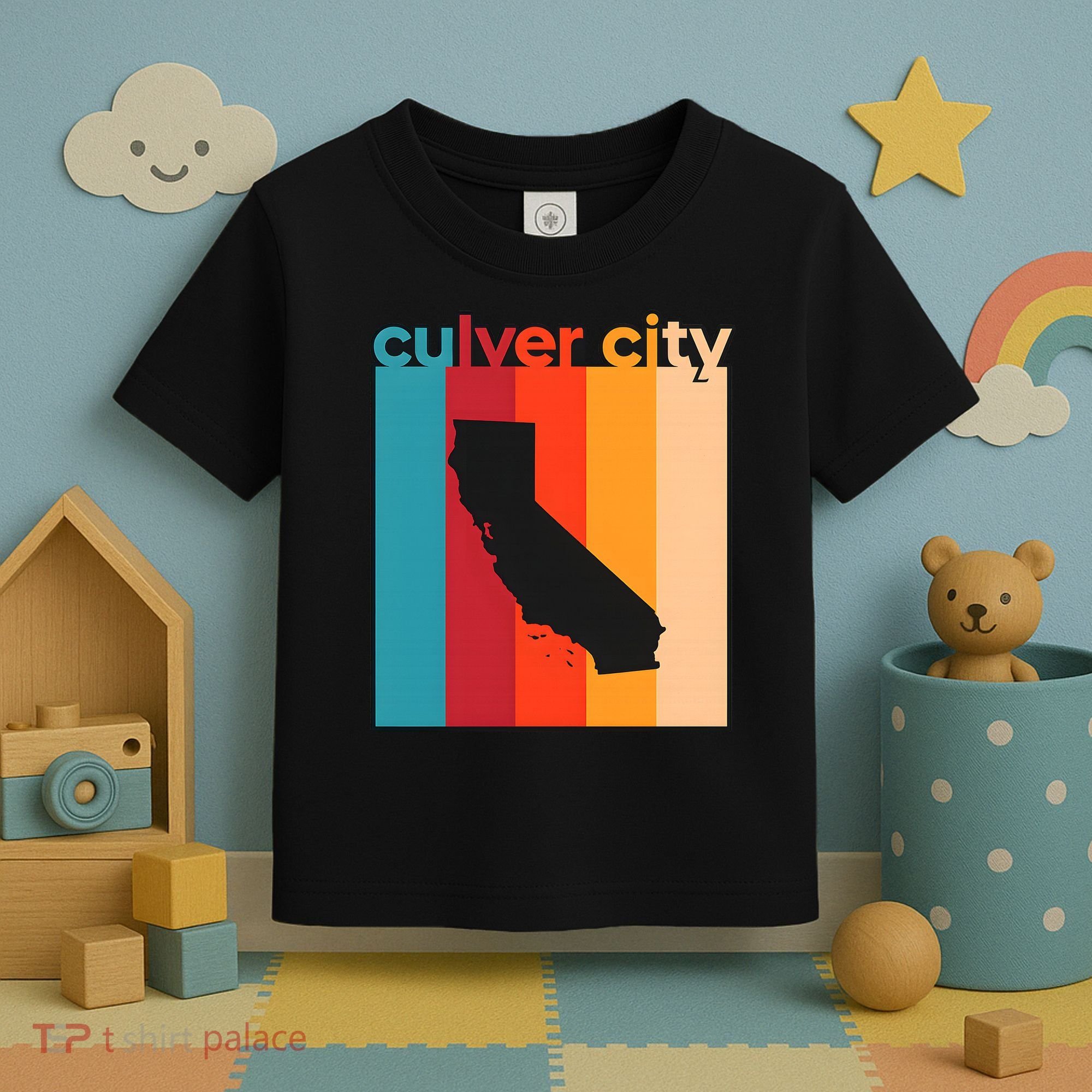 Culver City Retro California Toddler T-Shirt